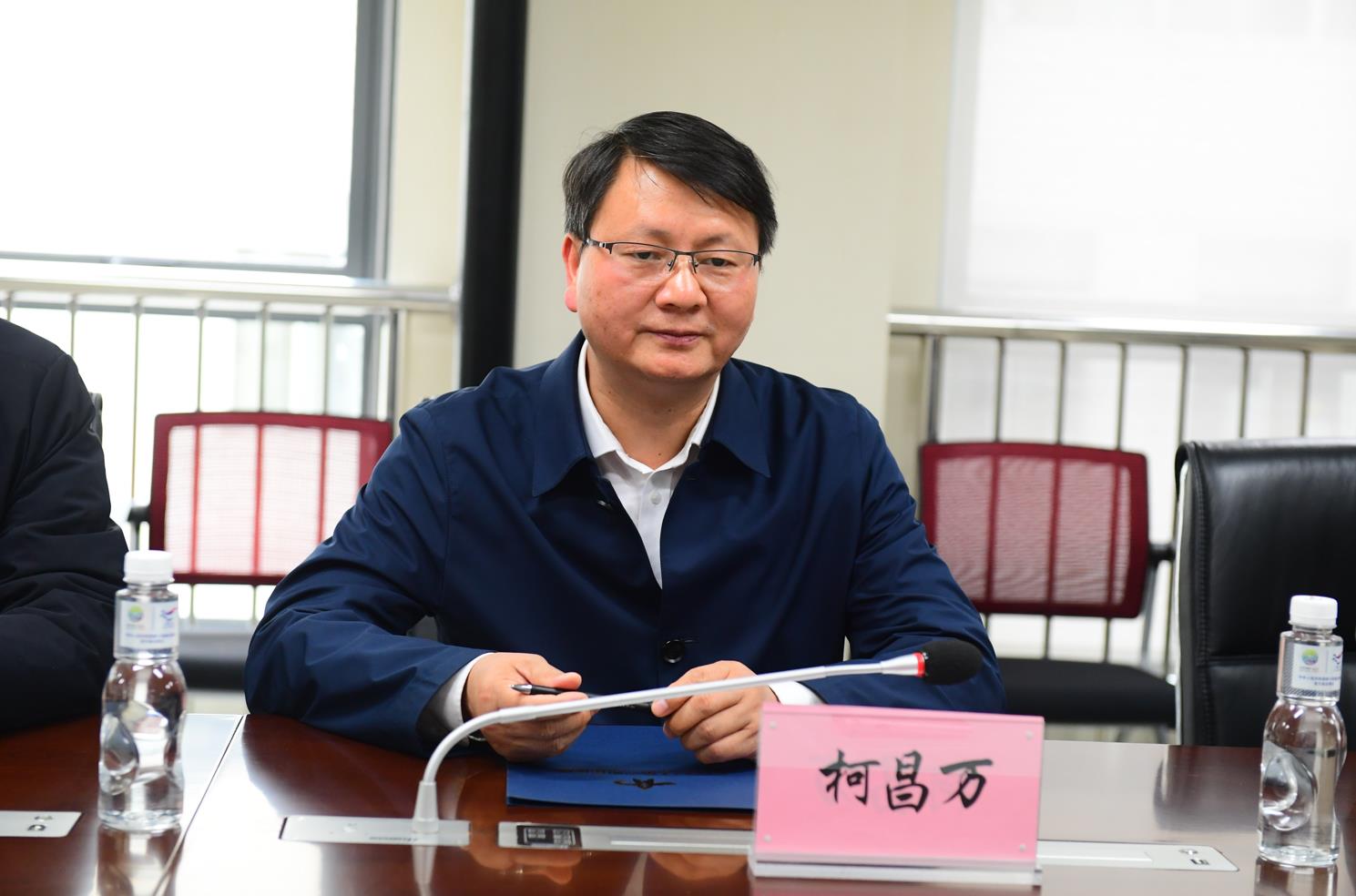 陕西省委宣传部柯昌万副部长一行来院慰问"三秦楷模"